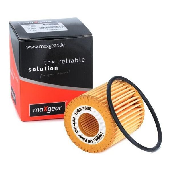 Maxgear 26-0640 - Oe 160 180 03 10 ÖLfilter FüR Cabrio (450), City-Coupe (450), Crossblade (450), Fortwo Cabrio (450), Fortwo Cabrio (451), Fortwo (450), Fortwo (451), Roadster (452)-image