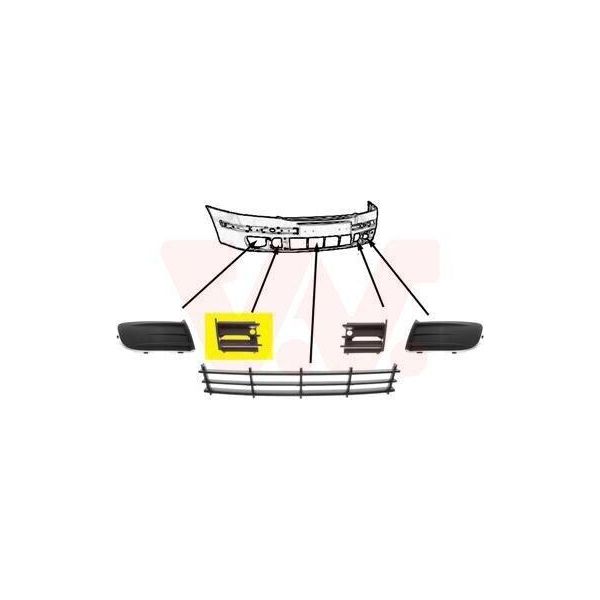 Van Wezel Griglia Di Ventilazione Paraurti Per Skoda Octavia Ii Combi (1Z5)-image