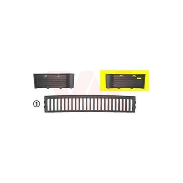 Van Wezel 7625591 - Oe 6Y0853665 Griglia Di Ventilazione, Sinistra Per Fabia I (6Y)-image