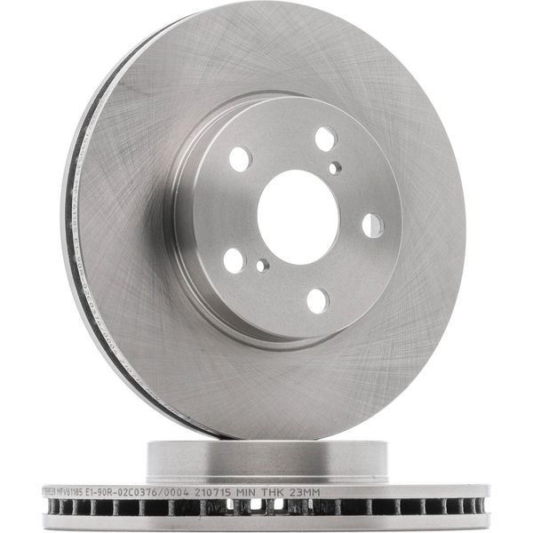 Ridex 82B0705 - Oe 43512 05030 Disco Freno Per Avensis (T22), Avensis (T25), Celica (T20)-image
