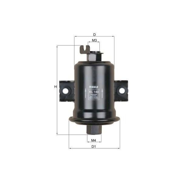 Mahle Kl 140 - Filtro Carburante Oe 12366546 Per Corolla (E10), Corolla (E11), Starlet (P9)-image