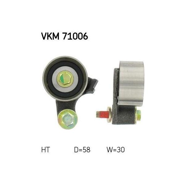 Skf Vkm 71006 - Oe 13505 88382 Puleggia Tenditore, Cinghia Di Distribuzione Per Carina E (T19)-image
