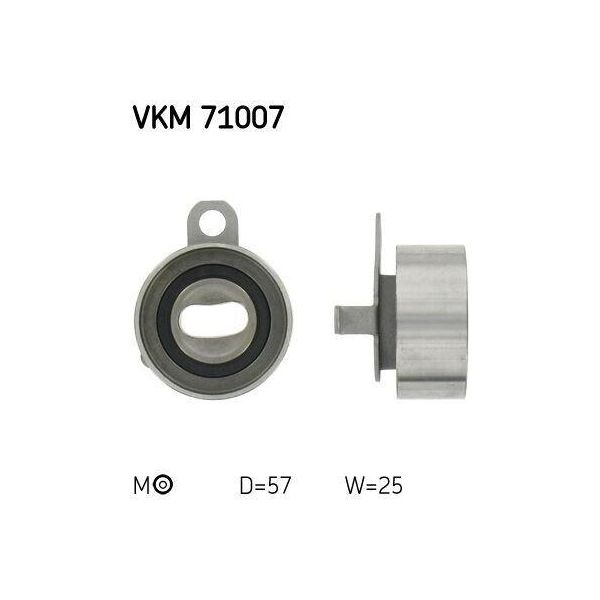 Skf Vkm 71007 - Oe 13505 02030 Spannolinamento, Zahnriemen Per Avensis (T22), Carina E (T19), Celica (T20), Corolla (E10), Corolla (E11)-image