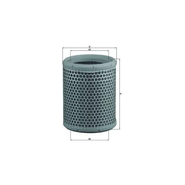 Mahle Lx 2028 - Filtro Aria Oe 1780162010 Per Hilux-image