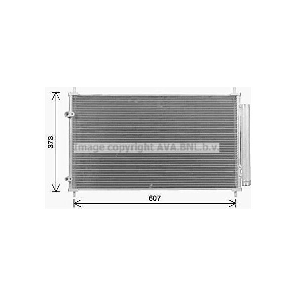 Prasco TO5773D - Condensatore Aria Condizionata Oe 884600D420 Con Essiccatore Per Yaris (P13)-image