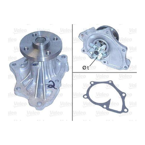 Valeo 506843 - Pompa Acqua Oe PA10047 Per Rav 4 Ii (A2), Previa Iii (R2, R5), Previa (R3), Camry (V4), Camry (V3), Avensis Verso (M2), Avensis (T25), Avensis (T22)-image
