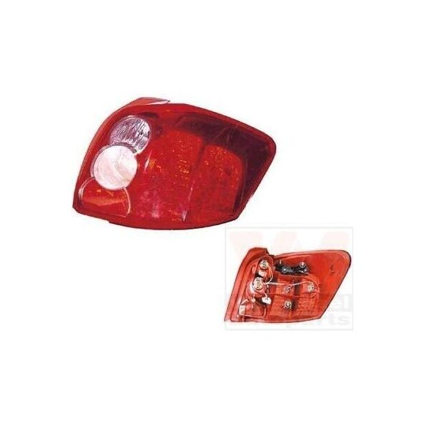 Van Wezel 5405932 - Oe 8155112A00 Fanale Posteriore Combinato, Destro Per Auris (E15)-image