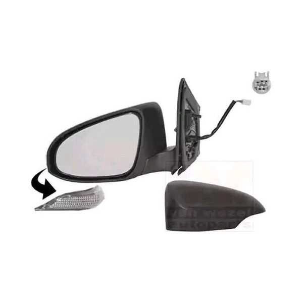 Van Wezel 5314805 - Specchio Esterno Oe 8794002F60, Sinistro Per Corolla (E18)-image