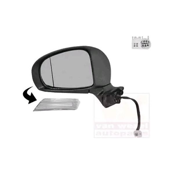 Van Wezel 5467807 - Oe 8794047190 Specchio Esterno, Sinistro Per Prius (W3)-image
