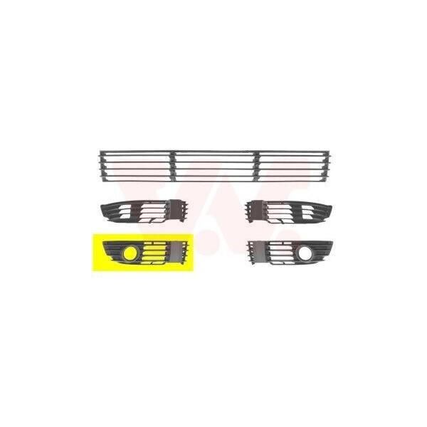 Van Wezel 5837594 - Griglia Di Ventilazione Oe 3B0853666J, Destra Per Passat (3B)-image