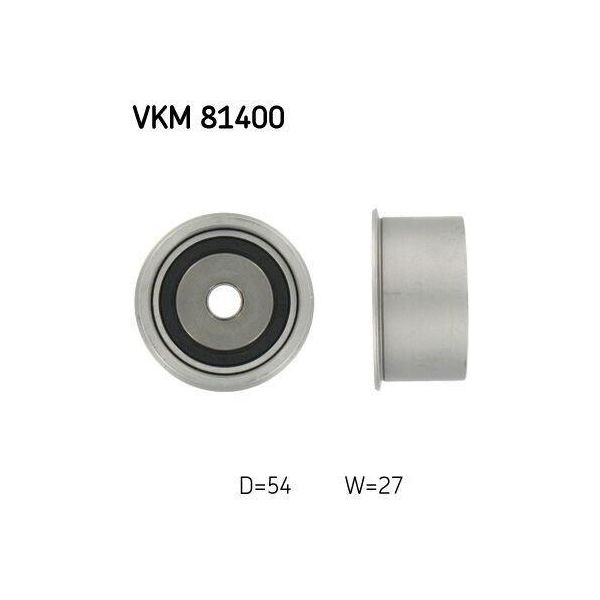 Skf Vkm 81400 - Oe 13503 11030 Puleggia Folle, Cinghia Di Distribuzione Per Starlet (P9), Corolla (E11), Corolla (E10)-image