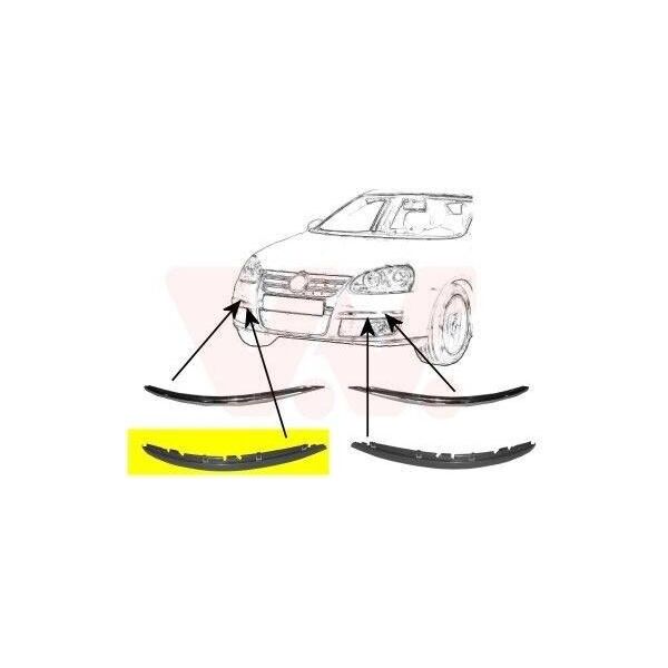 Van Wezel Paraurti Anteriore Destro (5886482) Per Vw Golf V Jetta Iii-image