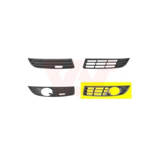 Van Wezel 5839593 - Griglia Di Ventilazione Oe 3C0853665A, Sinistra Per Passat (3C)-image