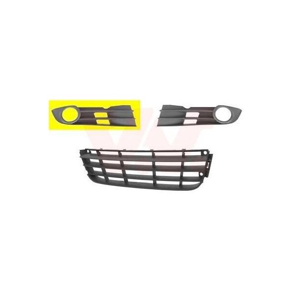 Van Wezel 5857594 - Griglia Di Ventilazione Oe 1T0853666K, Destra Per Touran (1T)-image