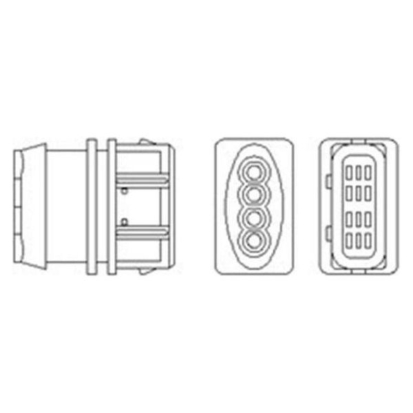 Magneti Marelli 466016355128 - Sonda Lambda Oe 30814907 Per S40 I (644), V40 (645)-image