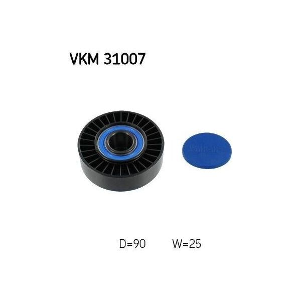 Skf Vkm 31007 - Oe 037 145 276 Umlenkrolle, Keilrippenriemen FüR T4-image