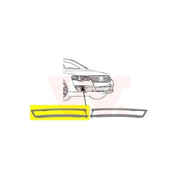 Van Wezel 5839586 - Oe 3C0807718A Fascia Paraurti Anteriore Destra Per Passat (3C)-image