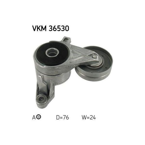 Skf Vkm 36530 - Oe 9179314 Puleggia Tenditore, Cinghia A V Per S70 (874), S80 I (184), V70 I (875, 876), V70 Ii (285)-image