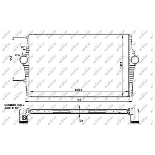 Nrf 30931 - Intercooler Oe 8671694 Per S60 I (384), S80 I (184), V70 Ii (285), XC70 (295)-image