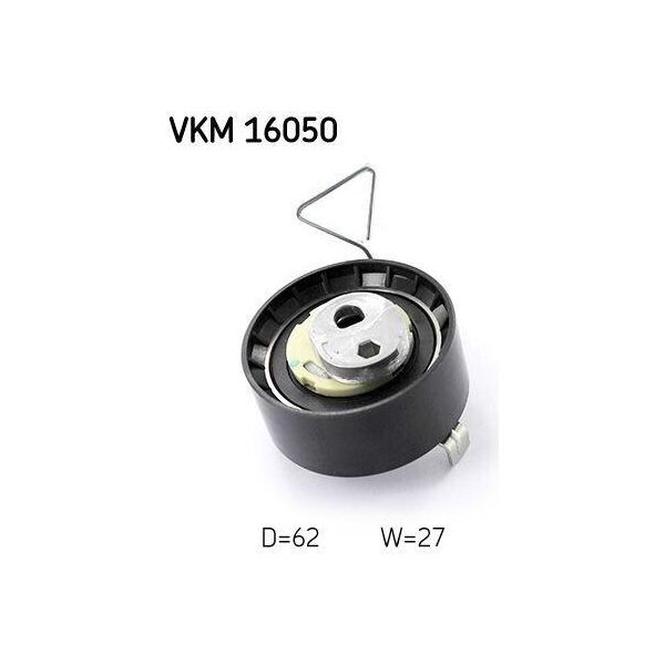 Skf Vkm 16050 - Puleggia Tenditore Oe 31316106, Cinghia Di Distribuzione Per V90 Ii (235, 236), XC40 (536), XC60 (156), XC60 Ii (246), XC70 Ii (136), XC90 Ii (256), S60 Ii (134), S80 Ii (124), S90 Ii (234), V40 (525, 526), V60 I (155, 157), V60 Ii (225, 227), V70 Iii (135)-image