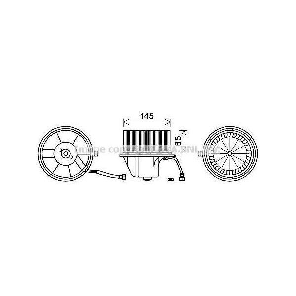 Prasco VN8351 - Motore Di Soffiaggio Oe 701819021B Per T4-image