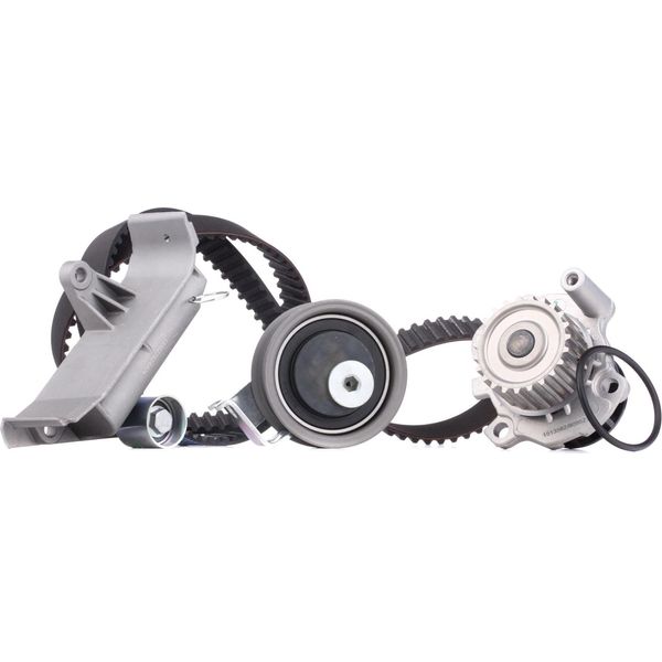 Ridex 3096W0090 - Set Pompa Acqua + Cinghia Di Distribuzione Oe 06B 109 119 A Per A3 (8L), A4 (8D), A6 (4B), Tt (8N), Alhambra (7V), Cordoba (6K), Ibiza (6K), Leon (1M1), Toledo Ii (1M2), Octavia I (1U), Bora (1J), Golf Iv (1J), New Beetle, Sharan (7M)-image