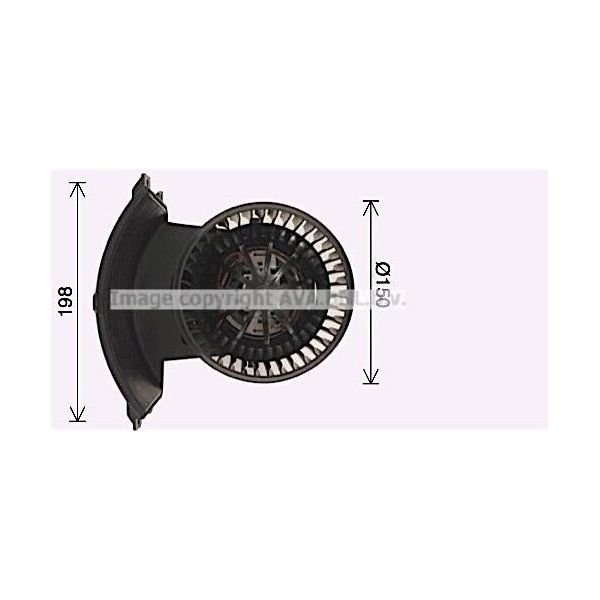 Prasco VN8411 - Motore Di Soffiaggio Oe 7E1819021A Per T5, T6-image