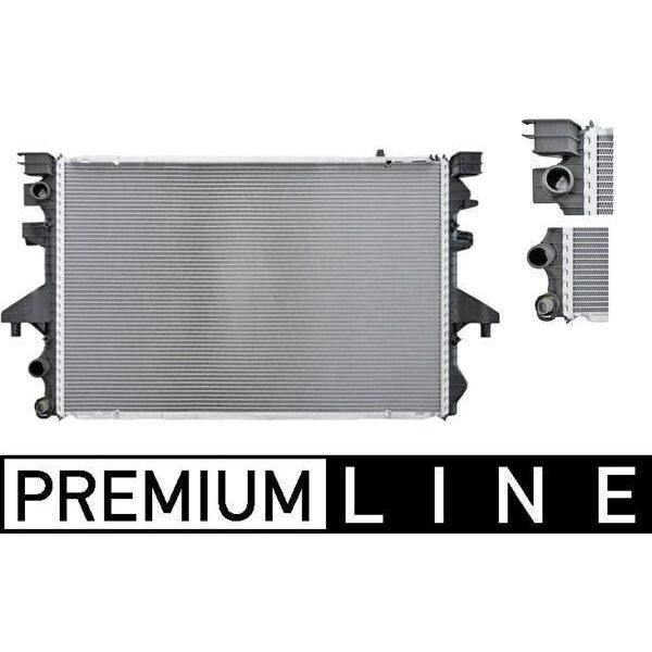 Mahle Cr 584 000P - Oe 7H0121253H Radiatore, Raffreddamento Motore Per T5-image