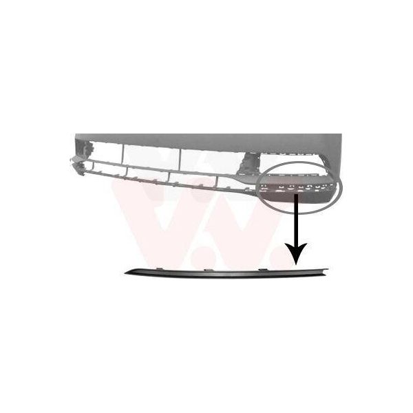 Van Wezel 5742581 - Paraurti Anteriore Sinistro Oe 3G08543219B9 Per Passat (3G)-image
