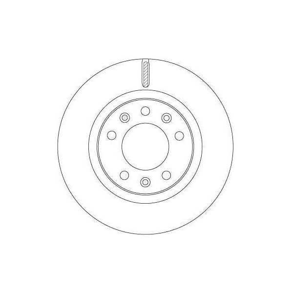 Trw DF6785 - Oe 16 107 046 80 Disco Freno Per 308 Sw Ii, 308 Ii-image