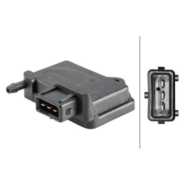 Hella 6PP 358 152-181 - Sensore Di Pressione Di Sovralimentazione Oe 19203L Per Accord Vi, Civic Vi, 605 (6B)-image