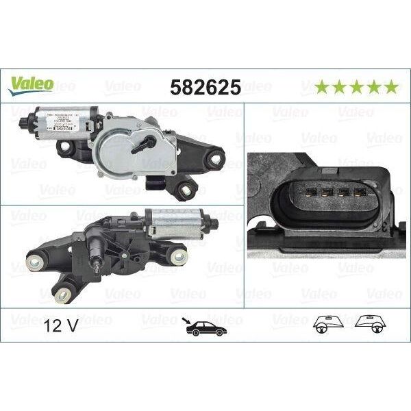 Valeo 582625 - Motore Tergicristallo Oe 1K8955711B, Posteriore Per Scirocco-image