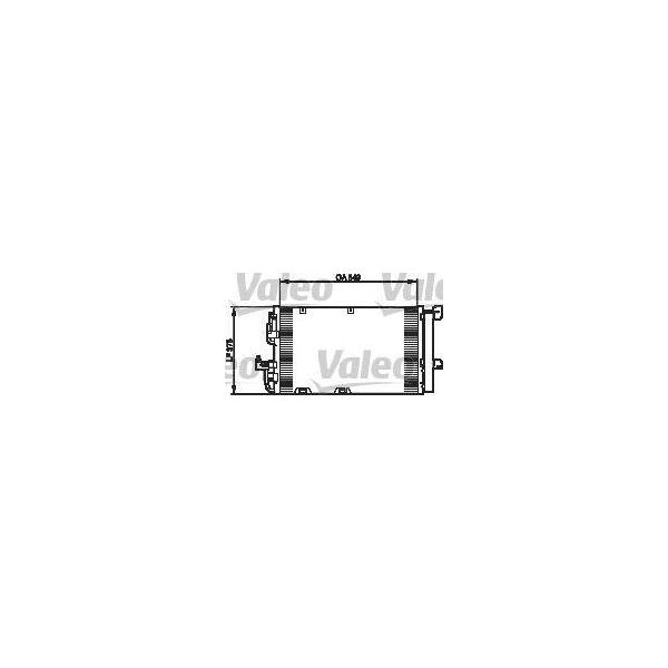 Valeo 818047 - Condensatore Aria Condizionata Oe 1850073 Per Astra G, Zafira A-image