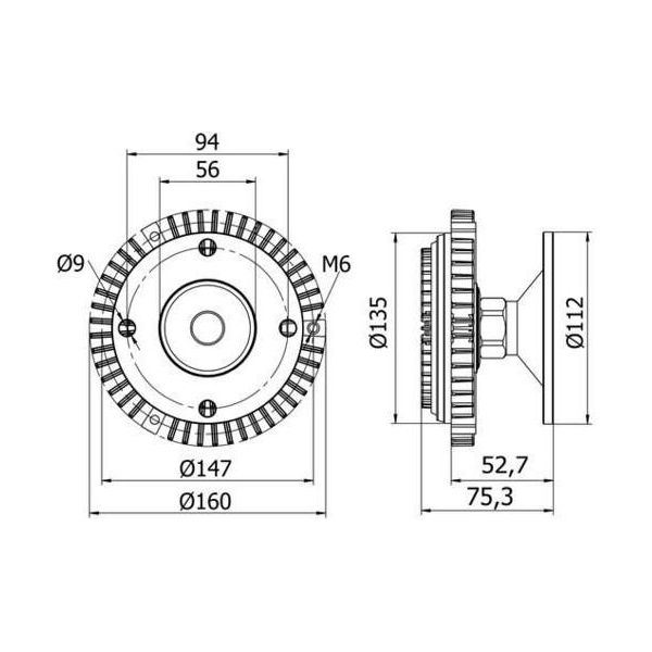 Mahle Cfc 50 000S - Oe 904 200 03 22 Frizione, Ventola Radiatore Per Vario-image