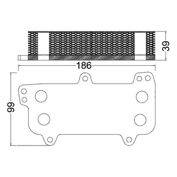 Mahle Clc 187 000S - Radiatore Olio Oe 070117021D Per T5, Touareg (7L)-image