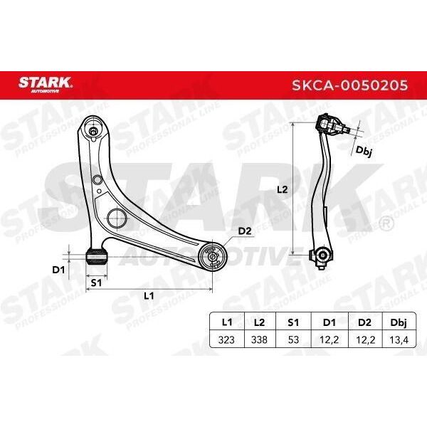 Stark SKCA-0050205 - Oe 48069 09015 Braccio Di Controllo Per Yaris (P1), Yaris (P9), Yaris Verso (P2)-image