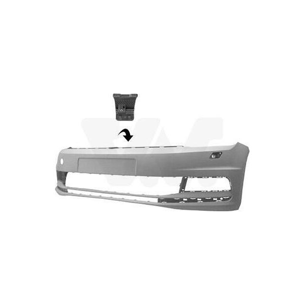 Van Wezel 5819579 - Paraurti Anteriore Oe 5TA807217AJGRU Per Touran (5T)-image