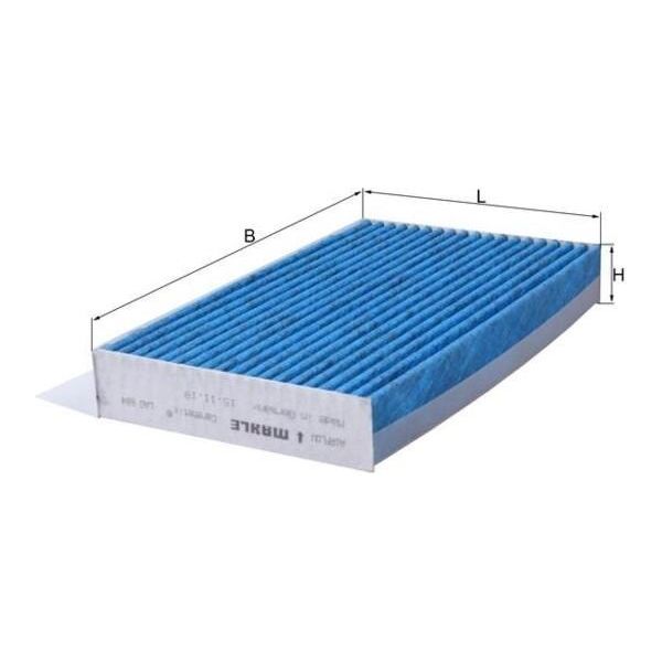 Mahle Lao 684 - Filtro Aria Abitacolo Oe 272773488R Per Fluence (L3), Megane Cc, Megane Iii-image