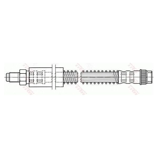 Trw PHB484 - Oe 60 00 073 525 Tubo Freno Per Vel Satis (BJ0)-image