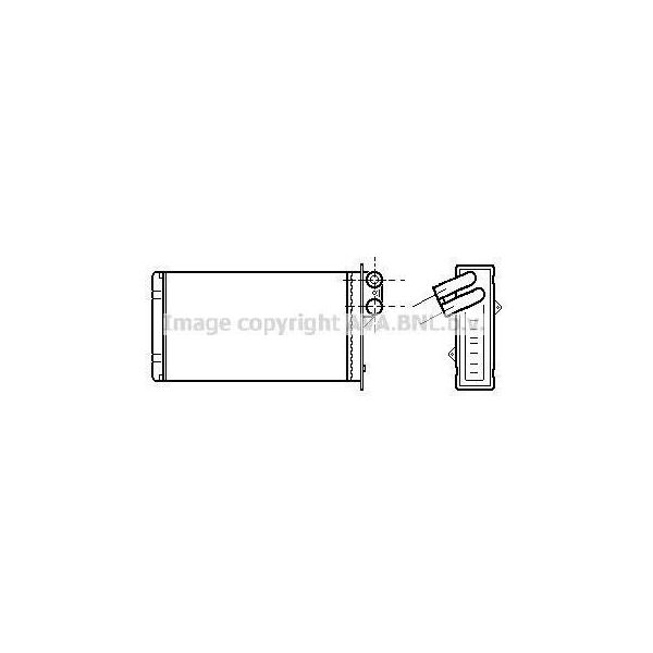 Prasco PEA6118 - Oe 644874 Scambiatore Di Calore, Riscaldatore Per 405 Ii, 406-image