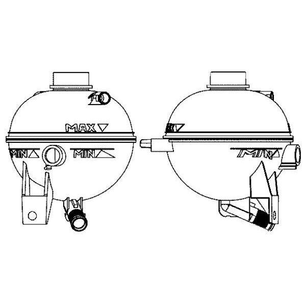 Mahle Crt 13 000S - Oe 1323 86 Vaso Di Espansione Per 307, 307 Cc (3B), 307 Sw (3H)-image