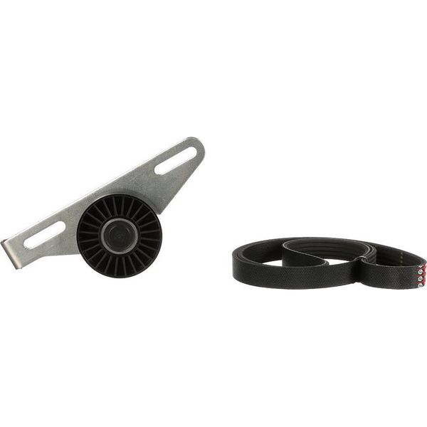 Gates K015PK1113 Set Di Cinghie Trapezoidali Dentate Oe 7701477522 Compatibile Con Thalia, Scenic, Sandero, Megane, Logan, Laguna, Kangoo, Clio, Kubistar-image