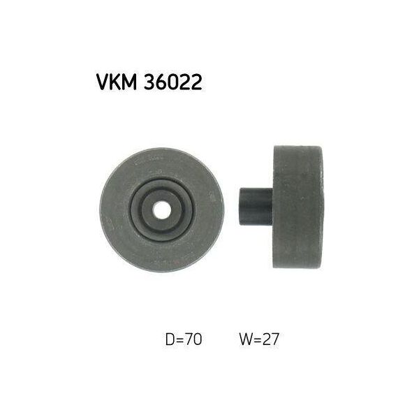 Skf Vkm 36022 - Oe 77 00 862 744 Puleggia Folle, Cinghia A V Per Safrane Ii (B54), Espace Iii (Je), Laguna I-image