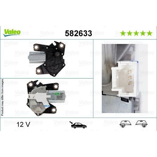 Valeo 582633 - Motore Tergicristallo Oe 6405 Jc, Posteriore Per 207 Sw (Wk), 207 (Wa, Wc)-image