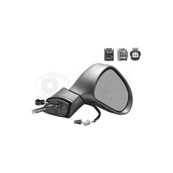 Van Wezel 4029808 - Oe 6325G6 Specchio Esterno Destro Per 207 (Wa, Wc), 207 Cc (Wd), 207 Sw (Wk)-image