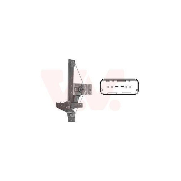 Van Wezel 4029268 - Oe 9224C9 Regolatore Del Finestrino, Posteriore Destro Per 207 Sw (Wk)-image