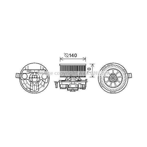 Prasco RT8574 - Motore Soffiante Oe 7701055135 Per Megane Ii-image