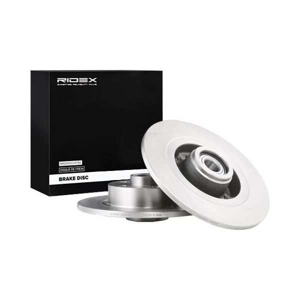 Ridex 82B0823 - Oe 40 20 296 46R Disco Freno, Asse Posteriore Per Fluence (L3), Grand Scenic Iii (Jz), Scenic Iii-image