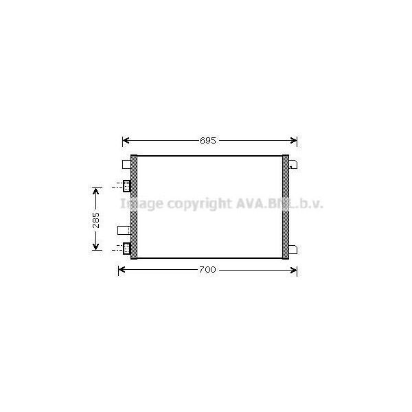 Prasco RTA5305 - Condensatore Aria Condizionata Oe 8200115543 Per Megane Ii, Grand Scenic Ii (Jm), Scenic Ii-image