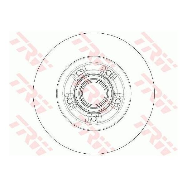 Trw DF6203BS - Disco Freno Oe 40 20 296 46R Per Fluence (L3), Grand Scenic Iii (Jz), Scenic Iii-image